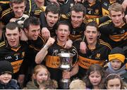 2 December 2012; Dr. Crokes players and supporters celebrate following their side's victory. AIB Munster GAA Senior Football Club Championship Final, Castlehaven, Cork v Dr. Crokes, Kerry, Pairc Ui Chaoimh, Cork. Picture credit: Stephen McCarthy / SPORTSFILE