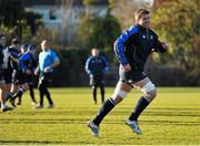3 December 2012; Leinster's Sean O'Brien during squad training ahead of their side's Heineken Cup 2012/13 match against ASM Clermont Auvergne on Sunday. UCD, Belfield, Dublin. Picture credit: Stephen McCarthy / SPORTSFILE
