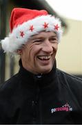 4 December 2012; Jockey Paul Carberry during a yard visit ahead of the launch of the Leopardstown Christmas Festival. Ta Vu Stables, Castletown, Navan, Co Meath. Picture credit: David Maher / SPORTSFILE