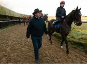 4 December 2012; Trainer Noel Meade during a yard visit ahead of the launch of the Leopardstown Christmas Festival. Ta Vu Stables, Castletown, Navan, Co Meath. Picture credit: David Maher / SPORTSFILE