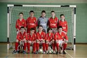 5 December 2012; The Ballinrobe, Co. Mayo, team. FAI All-Ireland Post Primary Schools First Year Futsal Finals, Franciscan College, Sports Centre, Gormanston, Meath. Picture credit: David Maher / SPORTSFILE
