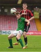 30 October 2017; Cian Bargary of Cork City in action against Cian Trehy of Bohemians during the SSE Airtricity National Under 17 League Final match between Cork City and Bohemians at Turner's Cross in Cork. Photo by Eóin Noonan/Sportsfile