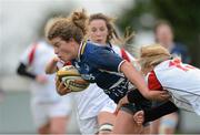 8 December 2012; Jenny Murphy, Leinster, is tackled by Ashleigh Baxter, Ulster. Women's Interprovincial, Leinster v Ulster, Ashbourne RFC, Ashbourne, Co. Meath. Picture credit: Matt Browne / SPORTSFILE