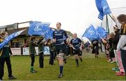 8 December 2012; Leinster captain Marie-Louise Reilly leads her team out for the game. Women's Interprovincial, Leinster v Ulster, Ashbourne RFC, Ashbourne, Co. Meath. Picture credit: Matt Browne / SPORTSFILE