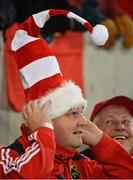 8 December 2012; Munster supporter Denis Emery, from Cork City, before the game. Heineken Cup 2012/13, Pool 1, Round 3, Munster v Saracens, Thomond Park, Limerick. Picture credit: Diarmuid Greene / SPORTSFILE