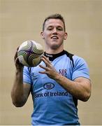 11 December 2012; Ulster's Craig Gilroy in action during squad training ahead of their Heineken Cup 2012/13, Pool 4, Round 4, game against Northampton Saints on Saturday. Ulster Rugby Squad Training, University of Ulster, Jordanstown, Co. Antrim. Picture credit: Oliver McVeigh / SPORTSFILE