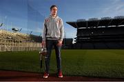 11 December 2012; Jim McEneaney, Louth, with the O'Byrne Cup, at the launch of the Bord na Mona Leinster GAA Series 2013. Croke Park, Dublin. Picture credit: David Maher / SPORTSFILE