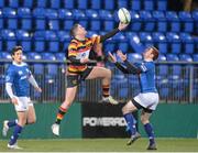 14 December 2012; Craig Ronaldson, Lansdowne, in action against Robert Sweney, St. Mary's College. Leinster Senior League Cup Final, St. Mary's College v Lansdowne, Donnybrook Stadium, Donnybrook, Dublin. Photo by Sportsfile