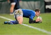 14 December 2012; Robert Hudson, St. Mary's College, goes over to score his side's second try. Leinster Senior League Cup Final, St. Mary's College v Lansdowne, Donnybrook Stadium, Donnybrook, Dublin. Photo by Sportsfile