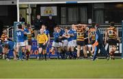 14 December 2012; St. Mary's College celebrate after scoring their fourth try of the game. Leinster Senior League Cup Final, St. Mary's College v Lansdowne, Donnybrook Stadium, Donnybrook, Dublin. Photo by Sportsfile