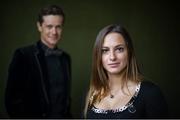13 December 2012; Team Saxo Bank-Tinkoff Bank rider Nicolas Roche and girlfriend Chiara Gemma are photographed in Dublin. Picture credit: Stephen McCarthy / SPORTSFILE