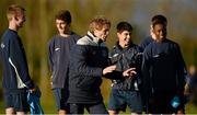 15 December 2012; A general view of Republic of Ireland assistant manager Colin O'Brien speaking to his players during squad training. Republic of Ireland U15 Squad Training, AUL Complex, Clonshaugh, Dublin. Picture credit: Barry Cregg / SPORTSFILE
