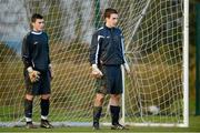 15 December 2012; Corey Chambers, right, Republic of Ireland, and team-mate Ross Treacy, left, during squad training. Republic of Ireland U15 Squad Training, AUL Complex, Clonshaugh, Dublin. Picture credit: Barry Cregg / SPORTSFILE