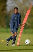 15 December 2012; Jean-Yves Poame, Republic of Ireland, in action during squad training. Republic of Ireland U15 Squad Training, AUL Complex, Clonshaugh, Dublin. Picture credit: Barry Cregg / SPORTSFILE