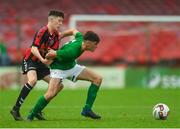 30 October 2017; Rory Doyle of Cork City in action against Jack Moylan of Bohemians during the SSE Airtricity National Under 17 League Final match between Cork City and Bohemians at Turner's Cross in Cork. Photo by Eóin Noonan/Sportsfile