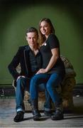 13 December 2012; Team Saxo Bank-Tinkoff Bank rider Nicolas Roche and girlfriend Chiara Gemma are photographed in Dublin. Picture credit: Stephen McCarthy / SPORTSFILE