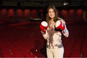 18 December 2012; Olympic gold medallist Katie Taylor, at the Bord Gáis Energy Theatre, where she will return to the ring to take on an international opponent on February 24th. Bord Gáis Energy Theatre, Dublin. Picture credit: David Maher / SPORTSFILE