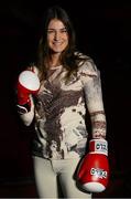 18 December 2012; Olympic gold medallist Katie Taylor, at the Bord Gáis Energy Theatre, where she will return to the ring to take on an international opponent on February 24th. Bord Gáis Energy Theatre, Dublin. Picture credit: Barry Cregg / SPORTSFILE