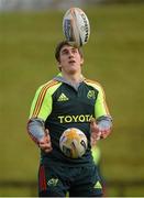 18 December 2012; Munster's Ian Keatley in action during squad training ahead of their Celtic League 2012/13 game against Connacht on Saturday. University of Limerick, Limerick. Picture credit: Diarmuid Greene / SPORTSFILE