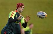 18 December 2012; Munster's Conor Murray in action during squad training ahead of their Celtic League 2012/13 game against Connacht on Saturday. University of Limerick, Limerick. Picture credit: Diarmuid Greene / SPORTSFILE
