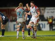 21 December 2012; Neil McComb, right, Ulster, celebrates with team-mate Chris Henry at the end of the game. Celtic League 2012/13, Round 11, Ulster v Leinster, Ravenhill Park, Belfast, Co. Antrim. Photo by Sportsfile