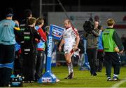 21 December 2012; Ulster's Rory Best makes his way to the sin bin after receiving a yellow card in the second half. Celtic League 2012/13, Round 11, Ulster v Leinster, Ravenhill Park, Belfast, Co. Antrim. Picture credit: Oliver McVeigh / SPORTSFILE