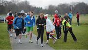 25 December 2012; Compeditors in one of the many GOAL Mile's. GOAL Mile Christmas Day 2012, Papal Cross, Phoenix Park, Dublin. Picture credit: Ray McManus / SPORTSFILE