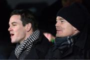 29 December 2012; Leinster's Brian O'Driscoll, right, and Jonathan Sexton at the game. Celtic League 2012/13, Round 12, Leinster v Connacht, RDS, Ballsbridge, Dublin. Photo by Sportsfile