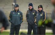 5 January 2013; New Kerry manager Eamonn Fitzmaurice, left, with selectors Diarmuid Murphy and Mikey Sheehy, right. McGrath Cup, Preliminary Round, Kerry v IT Tralee, Fitzgerald Stadium, Killarney, Co. Kerry. Picture credit: Brendan Moran / SPORTSFILE