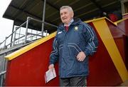6 January 2013; Clare manager Mick O'Dwyer makes his way out onto the pitch before the game. McGrath Cup, Preliminary Round, Clare v Limerick Institute of Technology, St Josephs Miltown Malbay GAA Club, Miltown Malbay, Co. Clare. Picture credit: Diarmuid Greene / SPORTSFILE