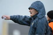 6 January 2013; Clare manager Mick O'Dwyer issues instructions to his players during the game. McGrath Cup, Preliminary Round, Clare v Limerick Institute of Technology, St Josephs Miltown Malbay GAA Club, Miltown Malbay, Co. Clare. Picture credit: Diarmuid Greene / SPORTSFILE