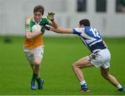 6 January 2013; David Hanlon, Offaly, in action against David Murphy, Laois. Bórd na Móna O'Byrne Cup, Group C, Offaly v Laois, O'Connor Park, Tullamore, Co. Offaly. Picture credit: Barry Cregg / SPORTSFILE