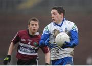 6 January 2013; Conor McManus, Monaghan, in action against Michael Murray, St Mary's University, Belfast. Power NI Dr. McKenna Cup, Section A, Round 1, Monaghan v St Mary's University, Belfast, St Tiernach's Park, Clones, Co. Monaghan. Picture credit: Philip Fitzpatrick / SPORTSFILE