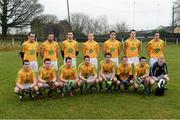 6 January 2013; The Leitrim team. Connacht FBD League, Section B, Roscommon v Leitrim, Elphin GAA Club, Elphin, Co. Roscommon. Picture credit: David Maher / SPORTSFILE