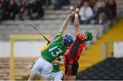 9 December 2012; James Gorman, Kilcormac Killoughey, in action against Keith Rossiter, Oulart The Ballagh. AIB Leinster GAA Hurling Senior Club Championship Semi-Final, Oulart The Ballagh, Wexford v Kilcormac Killoughey, Offaly. Nowlan Park, Kilkenny. Picture credit: Stephen McCarthy / SPORTSFILE