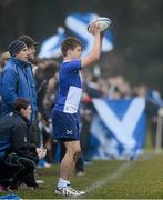 10 January 2013; Alex Brady, St. Andrew's College. Vinny Murray Schools Cup, 1st Round, C.U.S. v St. Andrew's College, Wanderers RFC, Merrion Road, Dublin. Picture credit: Brian Lawless / SPORTSFILE