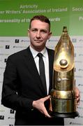 11 January 2013; Sligo Rovers manager Ian Baraclough, winner of the  Personality of the Year Award for 2012. Airtricity/SWAI Personality of the Year Awards 2012, The Conrad Hotel, Earlsfort Terrace, Dublin. Picture credit: David Maher / SPORTSFILE