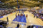 11 January 2013; A general view of the action between Bord Gais Neptune and UCC Demons in front of a full house. 2013 Basketball Ireland Men's Superleague National Cup Semi-Final, UCC Demons  v Bord Gais Neptune, Neptune Stadium, Cork. Picture credit: Brendan Moran / SPORTSFILE