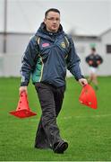 6 January 2013; Offaly manager Emmet McDonnell. Bórd na Móna O'Byrne Cup, Group C, Offaly v Laois, O'Connor Park, Tullamore, Co. Offaly. Picture credit: Barry Cregg / SPORTSFILE