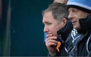 13 January 2013; Dublin manager Jim Gavin with selector Declan Darcy, right. Bórd na Móna O'Byrne Cup, Group B, Dublin v Wicklow, Parnell Park, Dublin. Picture credit: Brian Lawless / SPORTSFILE