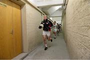 13 January 2013; Stephen O'Neill, Tyrone Captain leads out the team. Power NI Dr. McKenna Cup, Section C, Round 2, Antrim v Tyrone, Casement Park, Belfast, Co. Antrim. Picture credit: Oliver McVeigh / SPORTSFILE