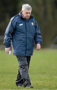 13 January 2013; Clare manager Mick O'Dwyer. McGrath Cup Quarter-Final, Limerick v Clare, Pairc na nGael, Foynes, Co. Limerick. Picture credit: Stephen McCarthy / SPORTSFILE