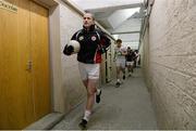 13 January 2013; Tyrone captain Stephen O'Neill leads his team out for the start of the game. Power NI Dr. McKenna Cup, Section C, Round 2, Antrim v Tyrone, Casement Park, Belfast, Co. Antrim. Picture credit: Oliver McVeigh / SPORTSFILE