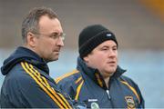 13 January 2013; Tipperary manager Peter Creedon, left, in the company of David Power, Tipperary U21 manager. McGrath Cup Quarter-Final, Cork v Tipperary, Páirc Ui Rinn, Cork. Picture credit: Brendan Moran / SPORTSFILE