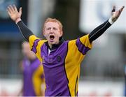 15 January 2013; Sean Stafford, CBS Wexford, celebrates at the end of the game. Senior Development Cup Final, CBS Wexford v Ratoath C.C, Donnybrook Stadium, Donnybrook, Dublin. Picture credit: David Maher / SPORTSFILE