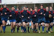 15 January 2013; Ratoath C.C players during their warm-up before the start of the game. Senior Development Cup Final, CBS Wexford v Ratoath C.C, Donnybrook Stadium, Donnybrook, Dublin. Picture credit: David Maher / SPORTSFILE