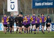 15 January 2013; CBS Wexford players duiring their warm-up before the start of the game. Senior Development Cup Final, CBS Wexford v Ratoath C.C, Donnybrook Stadium, Donnybrook, Dublin. Picture credit: David Maher / SPORTSFILE