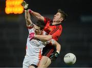 16 January 2013; Michael Stevenson, Armagh, in action against Ryan Boyle, Down. Power NI Dr. McKenna Cup, Section B, Round 3, Down v Armagh, Pairc Esler, Newry, Co. Down. Picture credit: Oliver McVeigh / SPORTSFILE