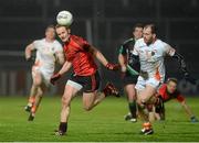 16 January 2013; Brendan Coulter, Down, in action against Ciaran McKeever, Armagh. Power NI Dr. McKenna Cup, Section B, Round 3, Down v Armagh, Pairc Esler, Newry, Co. Down. Picture credit: Oliver McVeigh / SPORTSFILE