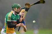 13 January 2013; David King, Offaly, in action against Seamus Callanan, Tipperary. Inter-County Challenge Match, Tipperary v Offaly, Templemore, Co. Tipperary. Picture credit: Matt Browne / SPORTSFILE